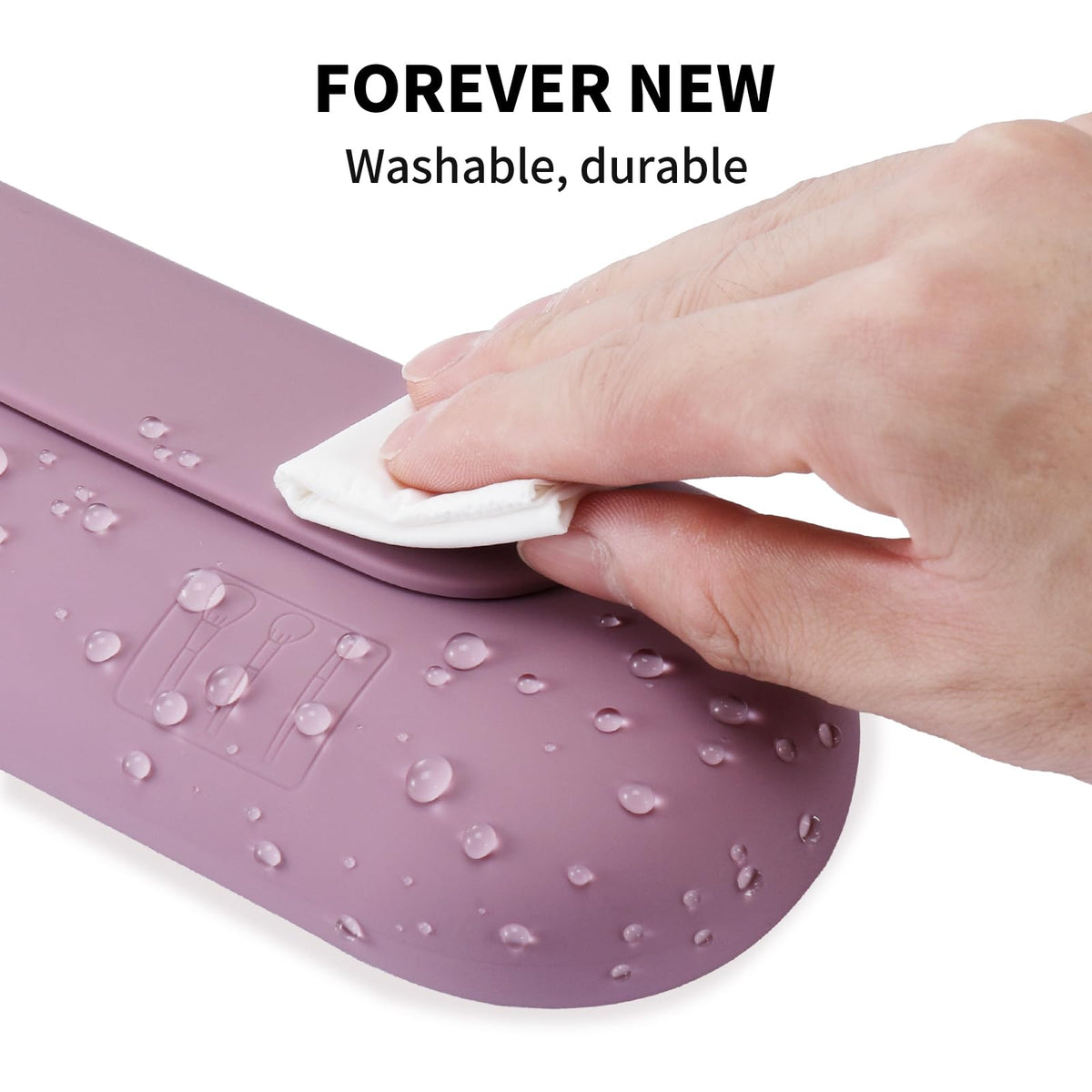 AGIKET Silicone Makeup Brush Holder side view