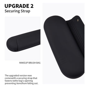 AGIKET silicone makeup brush holder side view showing magnetic clasp
