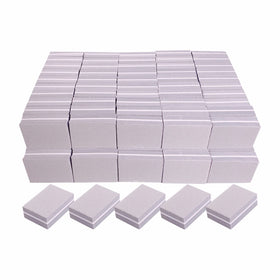 AhaTopia Nail Buffers 100 Pack mini buffer block front view
