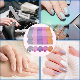 AhaTopia Nail Buffers being used on natural nails
