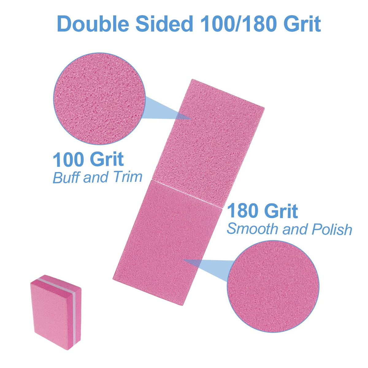 AhaTopia Nail Buffers packaging display