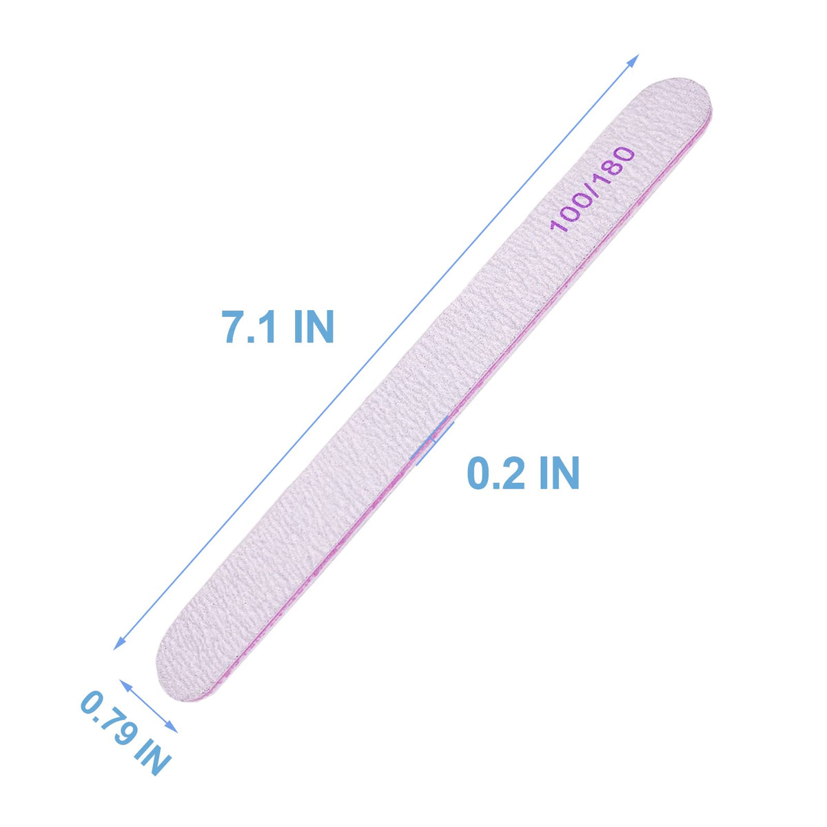 AhaTopia Nail File 180 grit side close-up