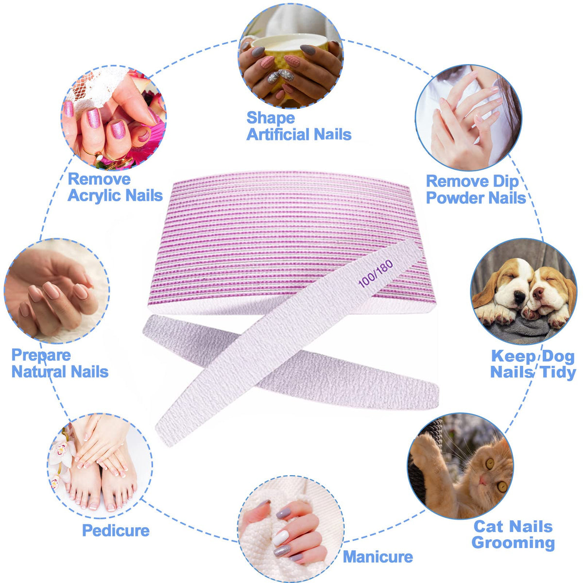 AhaTopia Nail Files for pet grooming