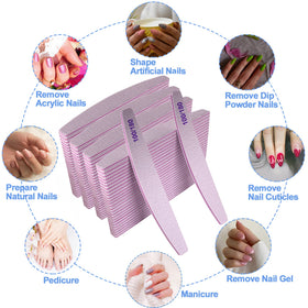 AhaTopia nail files packaging with product details