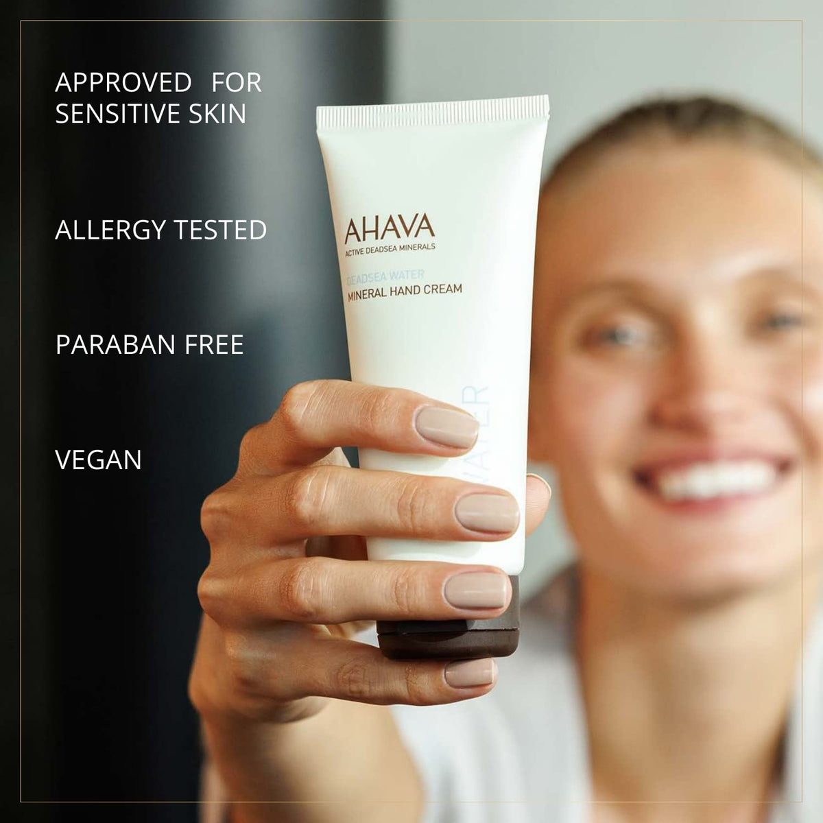 AHAVA Dead Sea Water Mineral Hand Cream lifestyle use