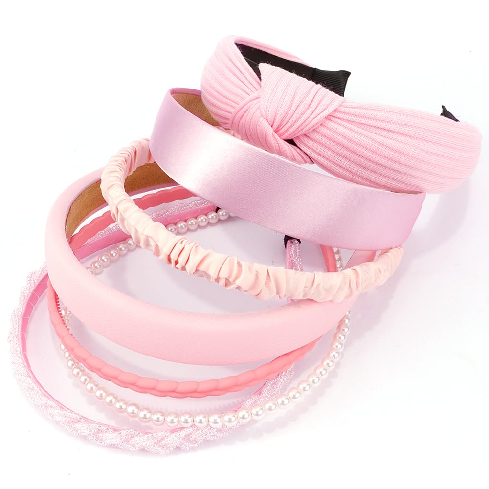 AHONEY pearl headband with soft texture