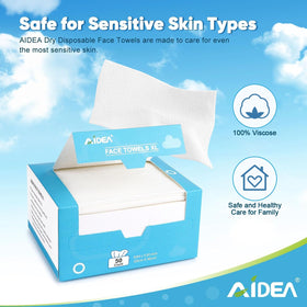 AIDEA XL Face Towels individual towel close-up