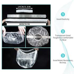 AIDIQIU Disposable Shower Cap packaging detail