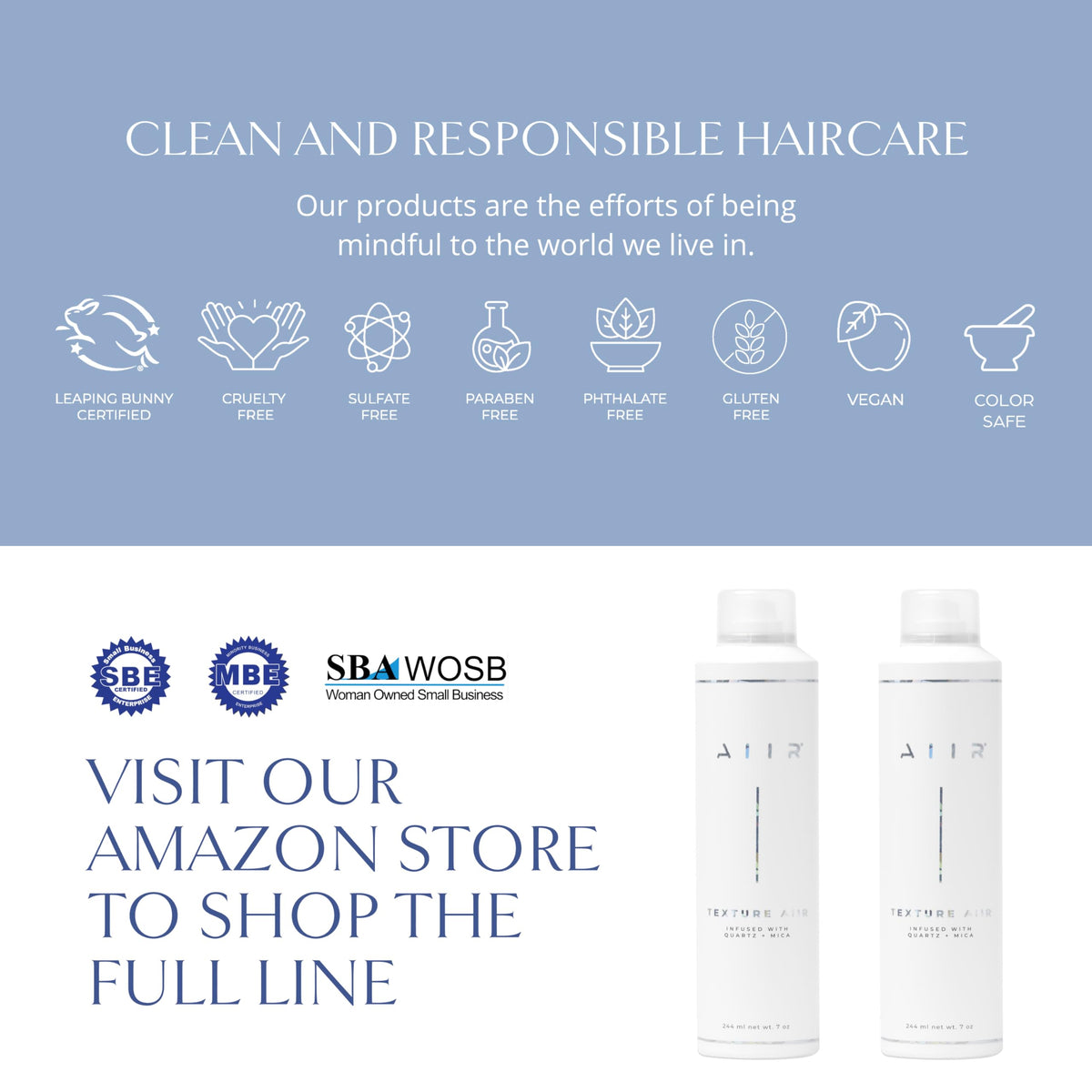 AIIR Texture Styling Spray with Crystal Quartz infusion