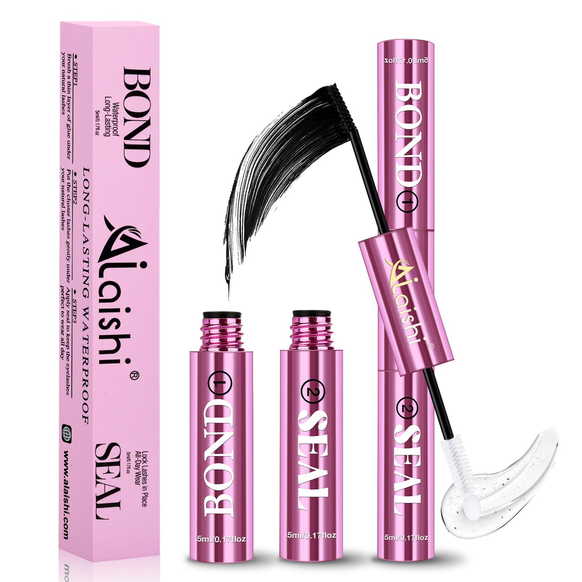 AILAISHI Lash Clusters Glue 5ml bottle front view