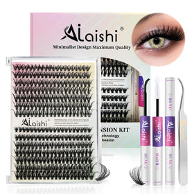 AILAISHI Lash Clusters Kit with 280pcs and tweezers