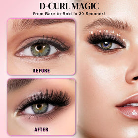 AILAISHI lash clusters kit with angled tweezers