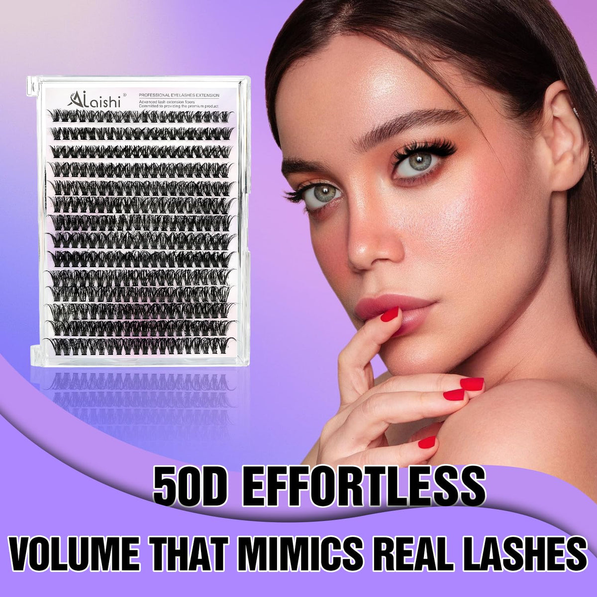 AILAISHI Lash Clusters packaging details
