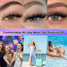 AILAISHI Lash Clusters waterproof test