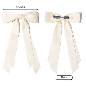 Aileam Silky Satin Hair Bows on a headband