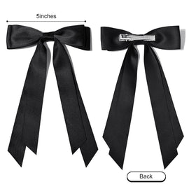 Aileam Silky Satin Hair Bows packaging with bows displayed