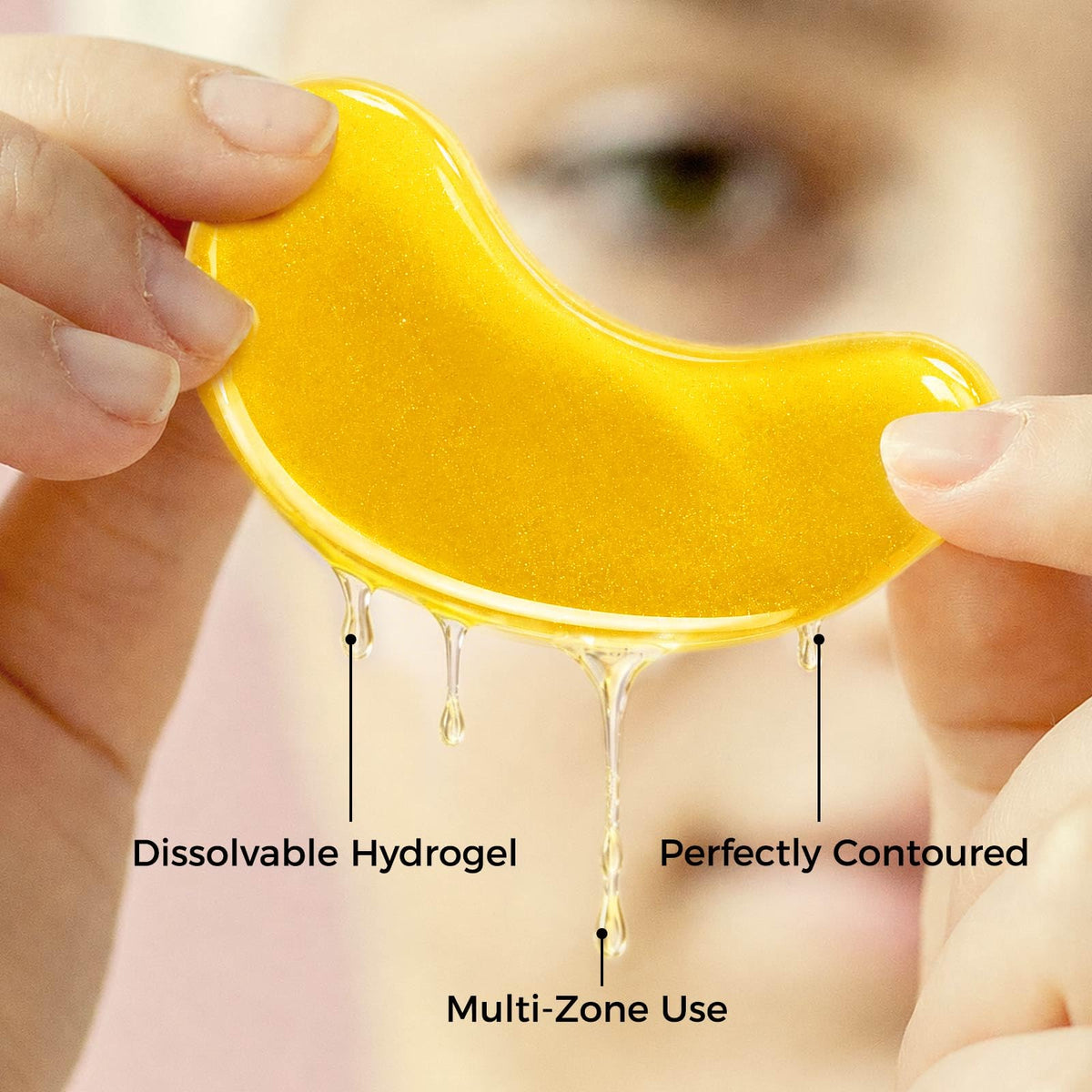 AILEORY under eye patches in a spa setting