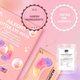 AILEORY Under Eye Patches with ingredients list