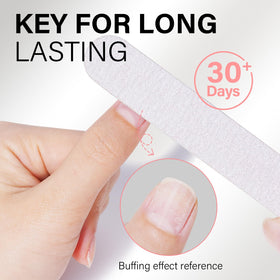 AILLSA Gel Nail Glue 15g curing under UV lamp