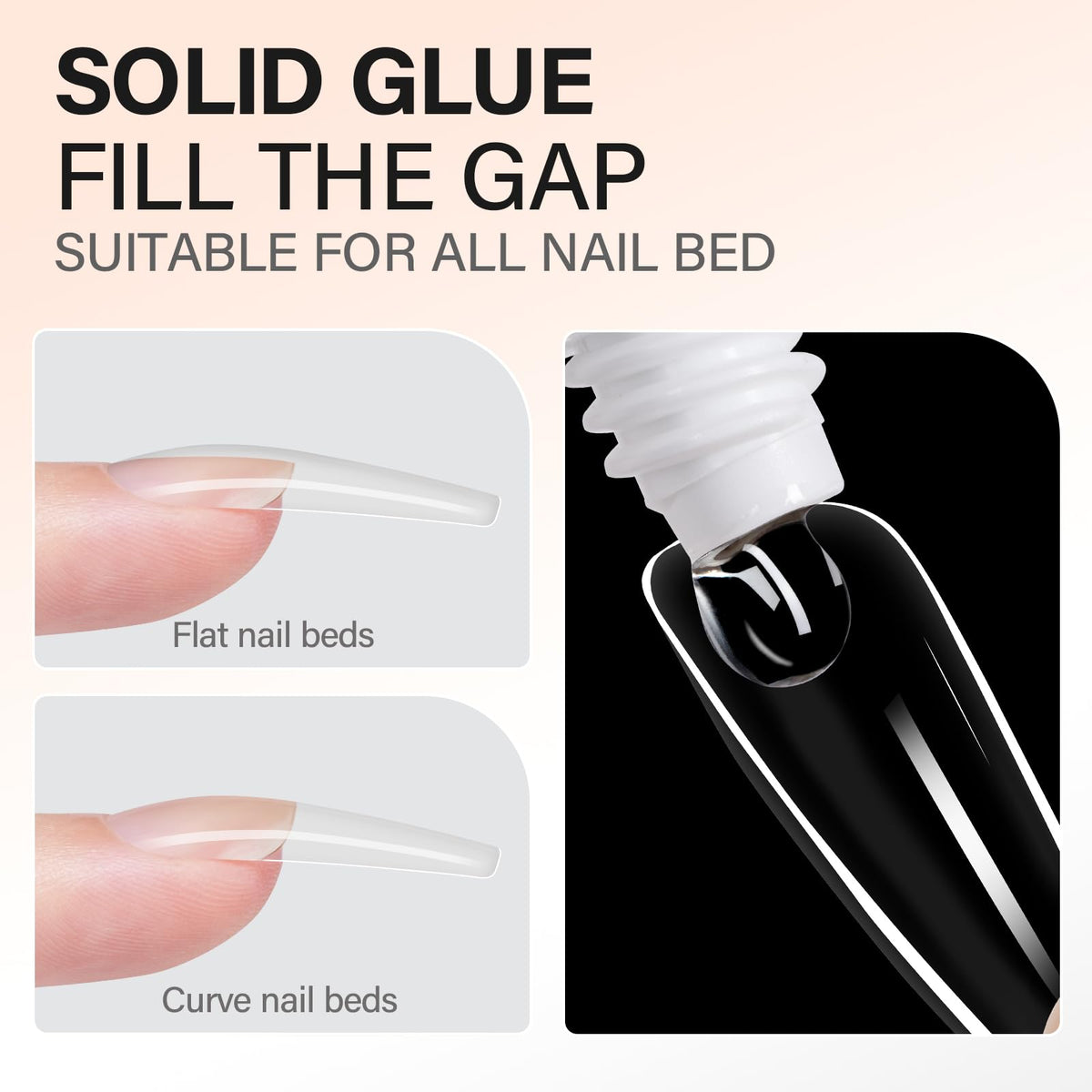 AILLSA Gel Nail Glue bottle with applicator