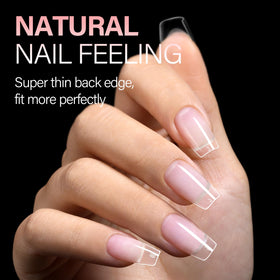 AILLSA Medium Coffin Nail Tips 240Pcs packaging