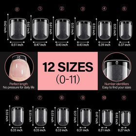 AILLSA nail tips in hand demonstrating comfort and flexibility