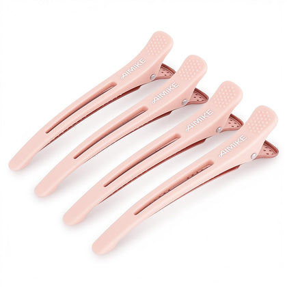 AIMIKE Hair Clips 4pcs Porcelain Pink front view