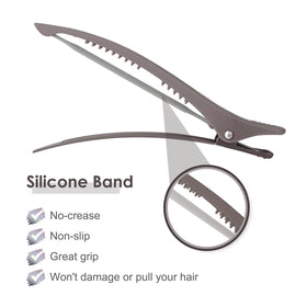 AIMIKE hair clips displayed with hair styling tools