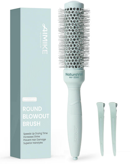 AIMIKE NaturaVol Round Brush 1.3 inch front view
