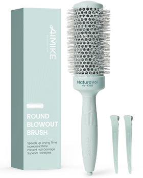 AIMIKE NaturaVol Round Hair Brush 1.7 Inch front view