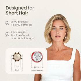 AIMIKE Round Hair Brush with sectioning clips
