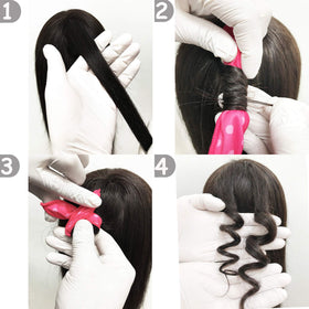 Aimin Hair Heatless Curlers displayed with packaging