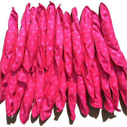 Aimin Hair Soft Curlers 30 pcs pink foam rollers front view