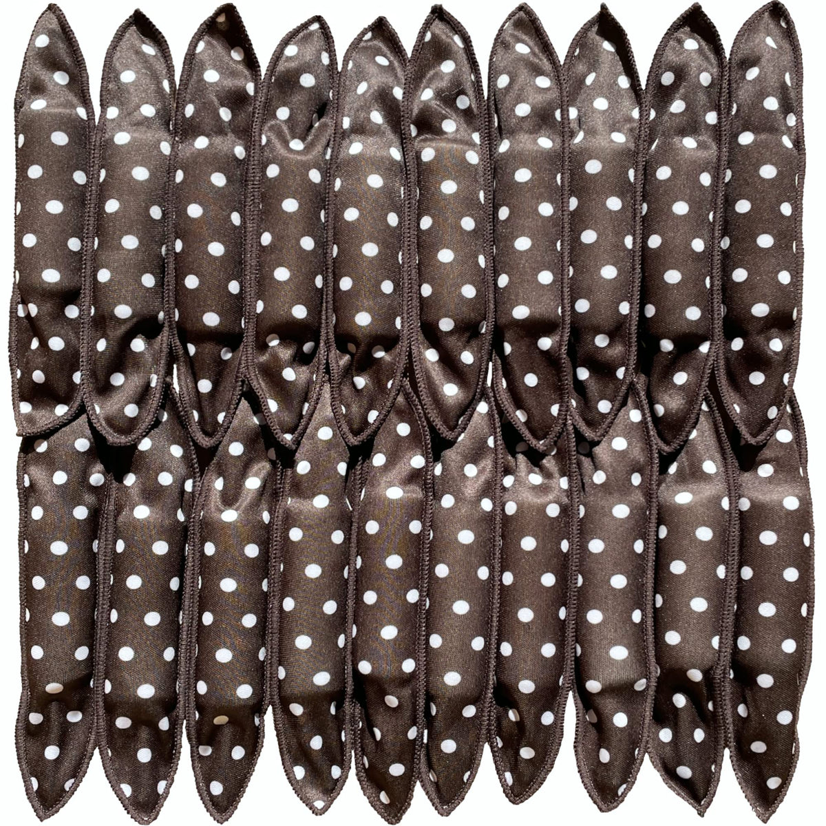 Aimin Hair Soft Satin Sponge Rollers 30 pcs black package front view
