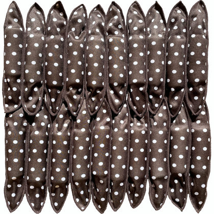 Aimin Hair Soft Satin Sponge Rollers 30 pcs black package front view
