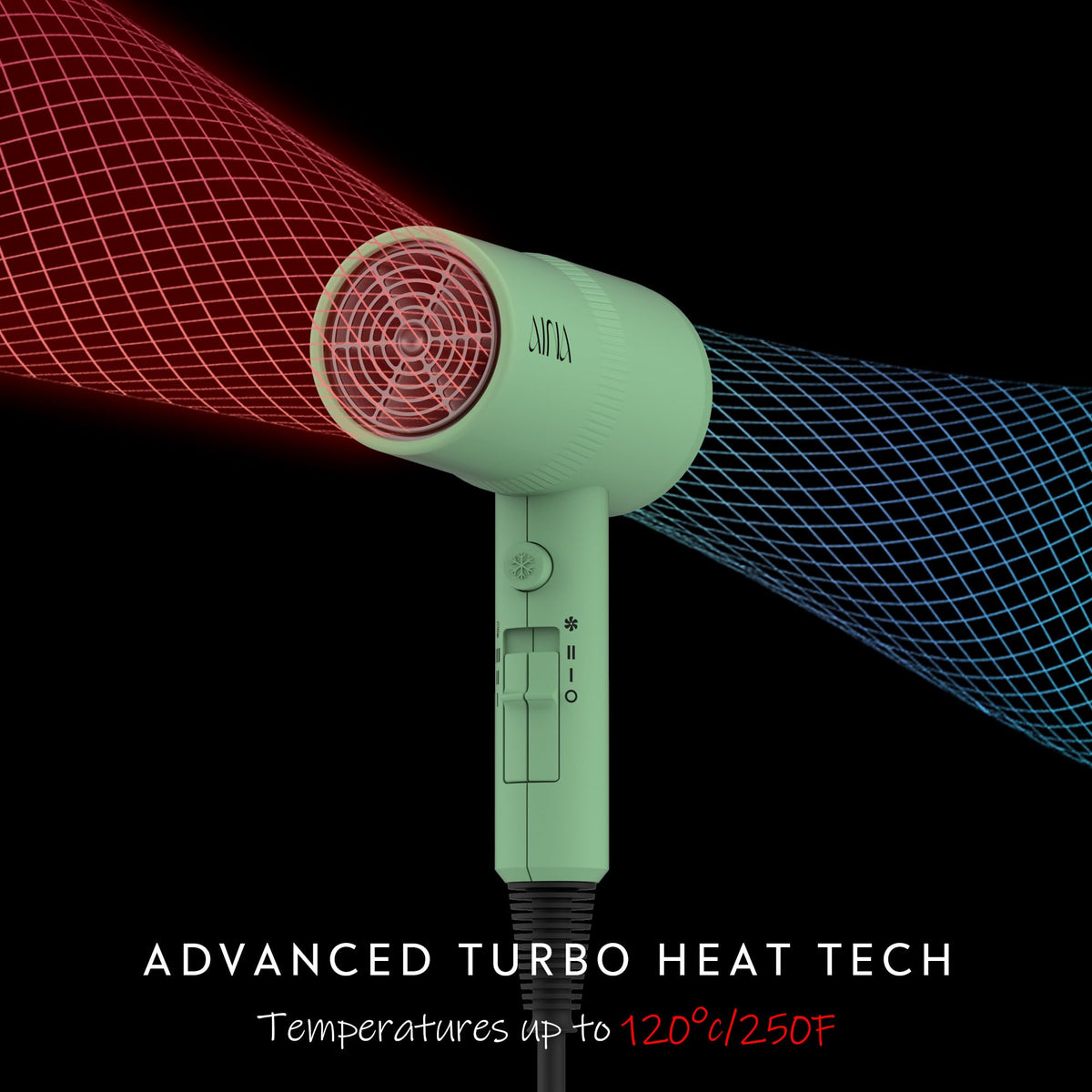 Aina Diffuser Hair Dryer side view
