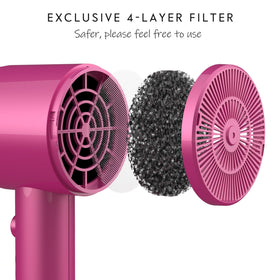 Aina Diffuser Hair Dryer side view showing controls