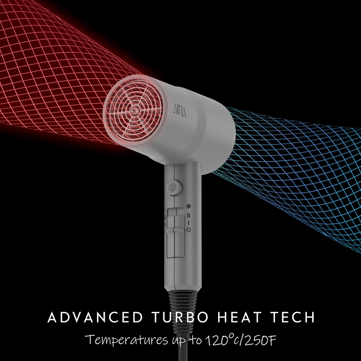 Aina Diffuser Hair Dryer with concentrator attachment