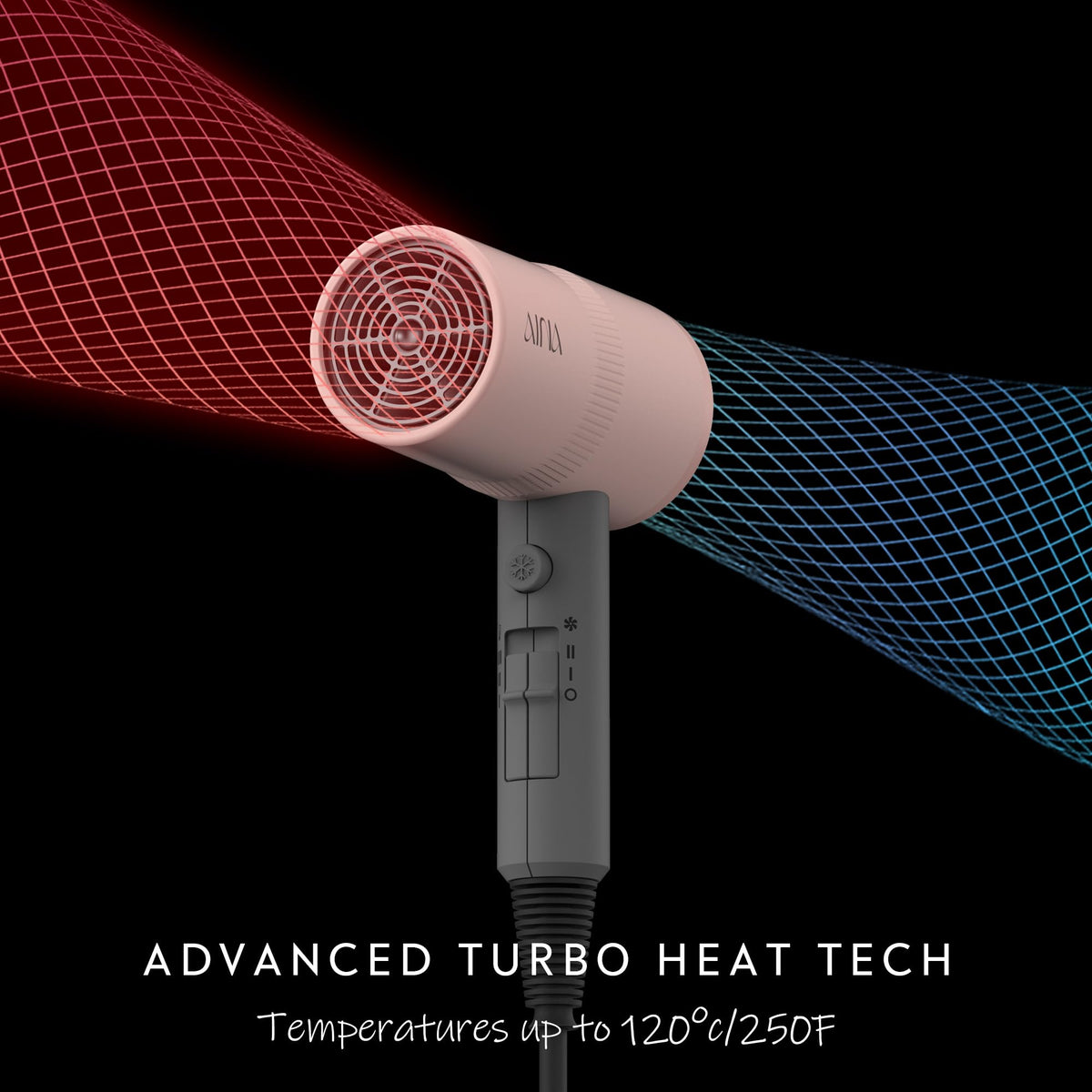 Aina Diffuser Hair Dryer with volumizing finger diffuser