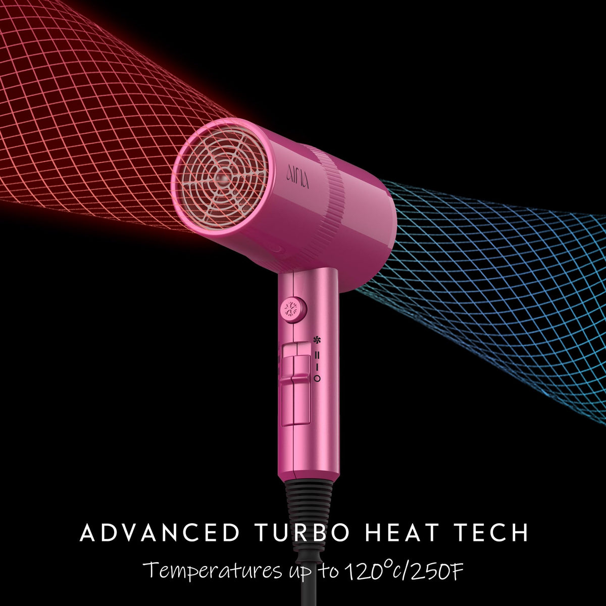Aina Diffuser Hair Dryer with volumizing finger diffuser