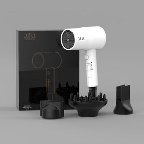 Aina Hair Dryer back view highlighting the airflow filter