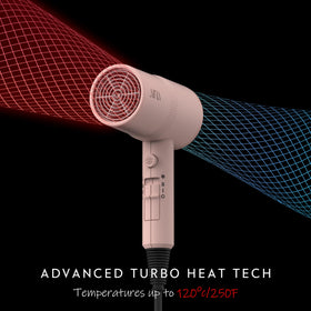 Aina Hair Dryer showcasing control buttons and settings