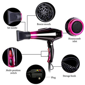 aingycy Professional Hair Dryer 3500W showing control settings