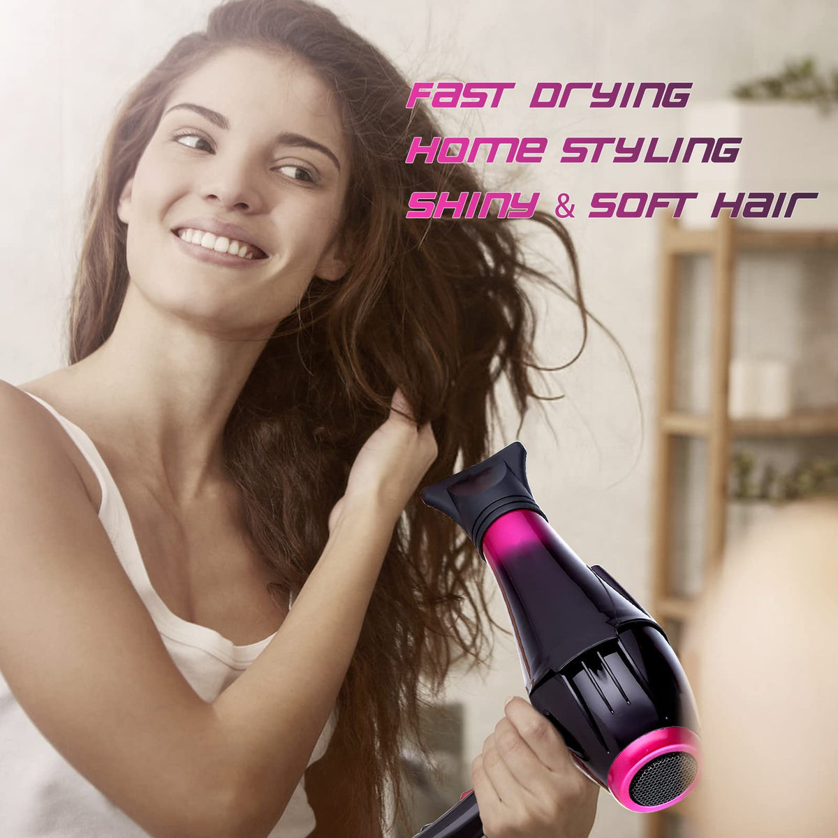 aingycy Professional Hair Dryer side view