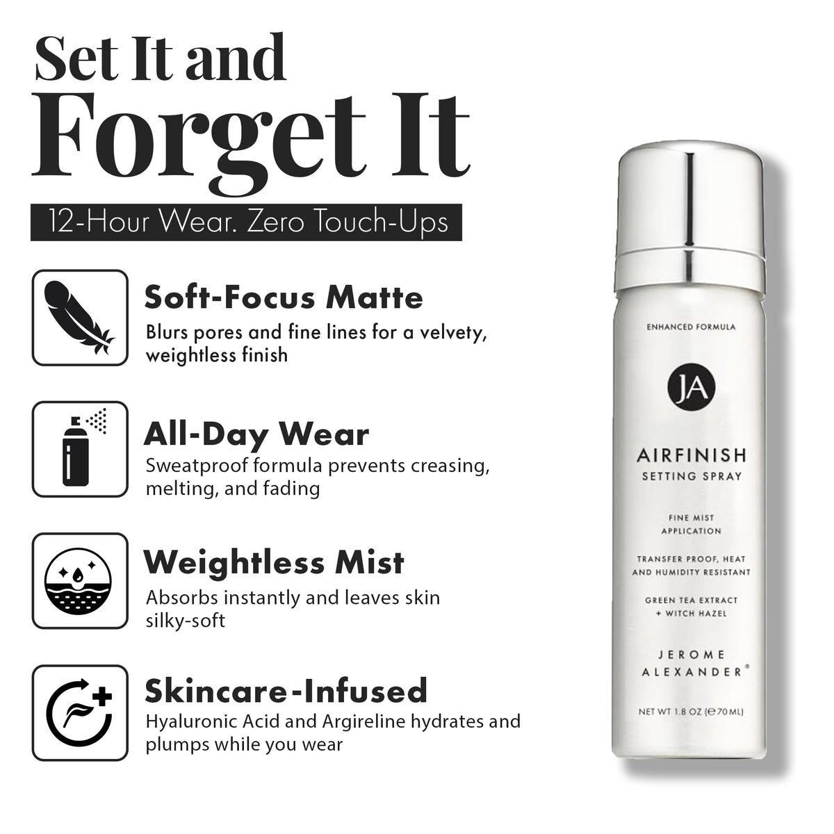 AirFinish Setting Spray bottle from Jerome Alexander