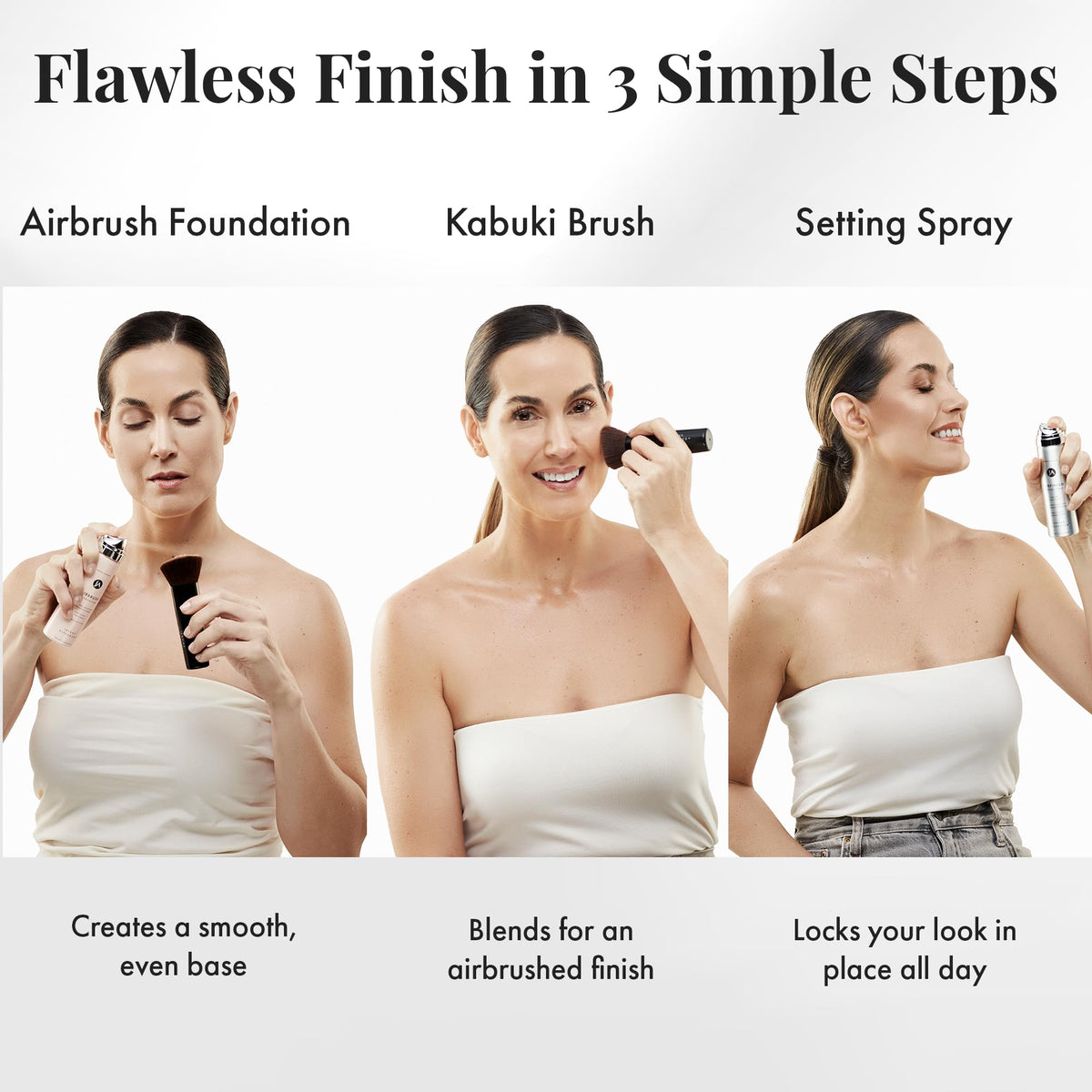 AirFinish Setting Spray bottle in Jerome Alexander set