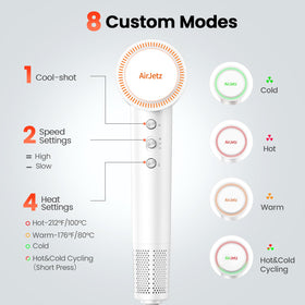 AirJetz Hair Dryer packaging and accessories