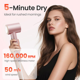 AirJetz Hair Dryer side view with diffuser