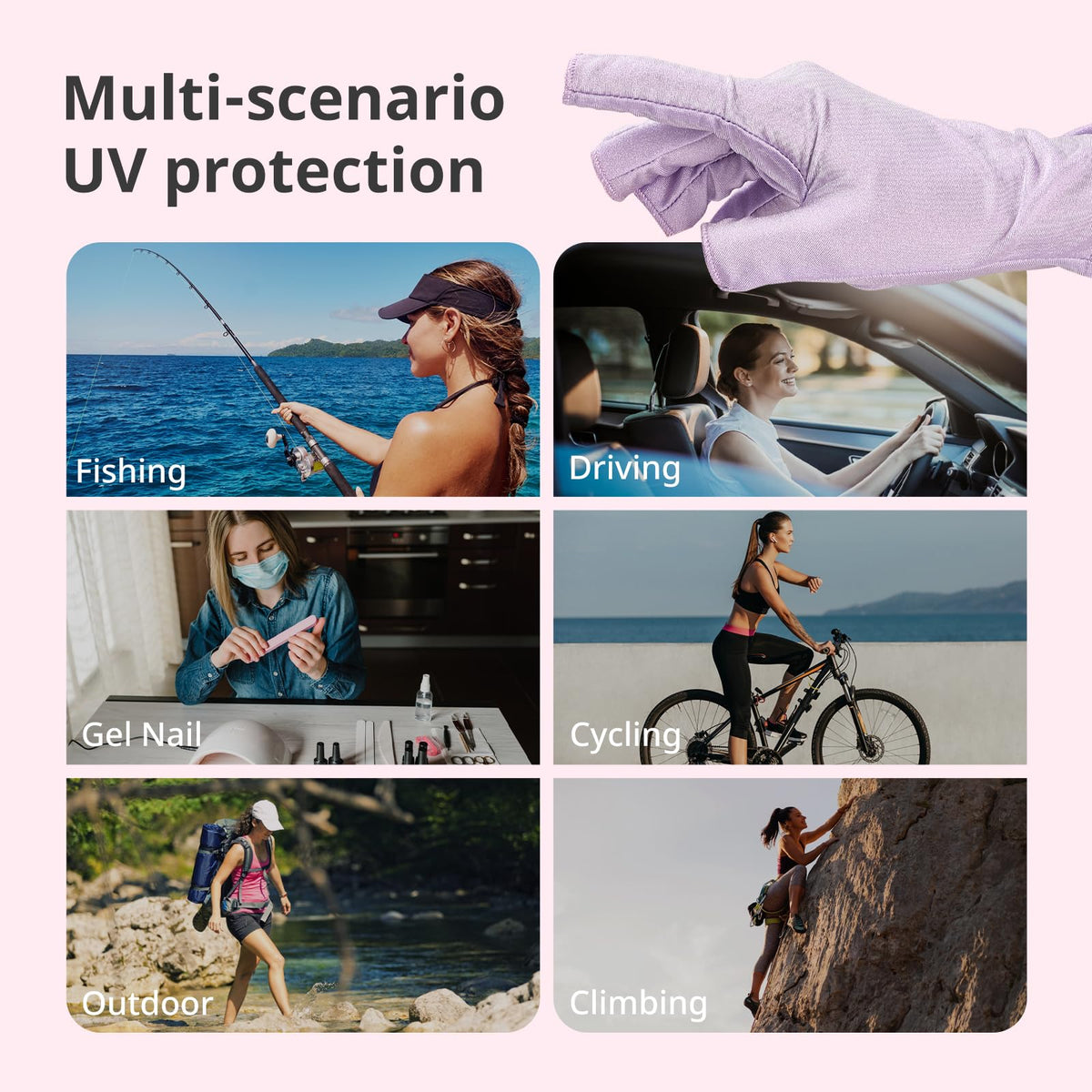 AIRSEE UV gloves packaging display
