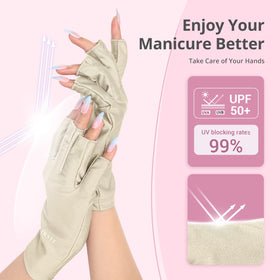 AIRSEE UV gloves side view showing fingerless design